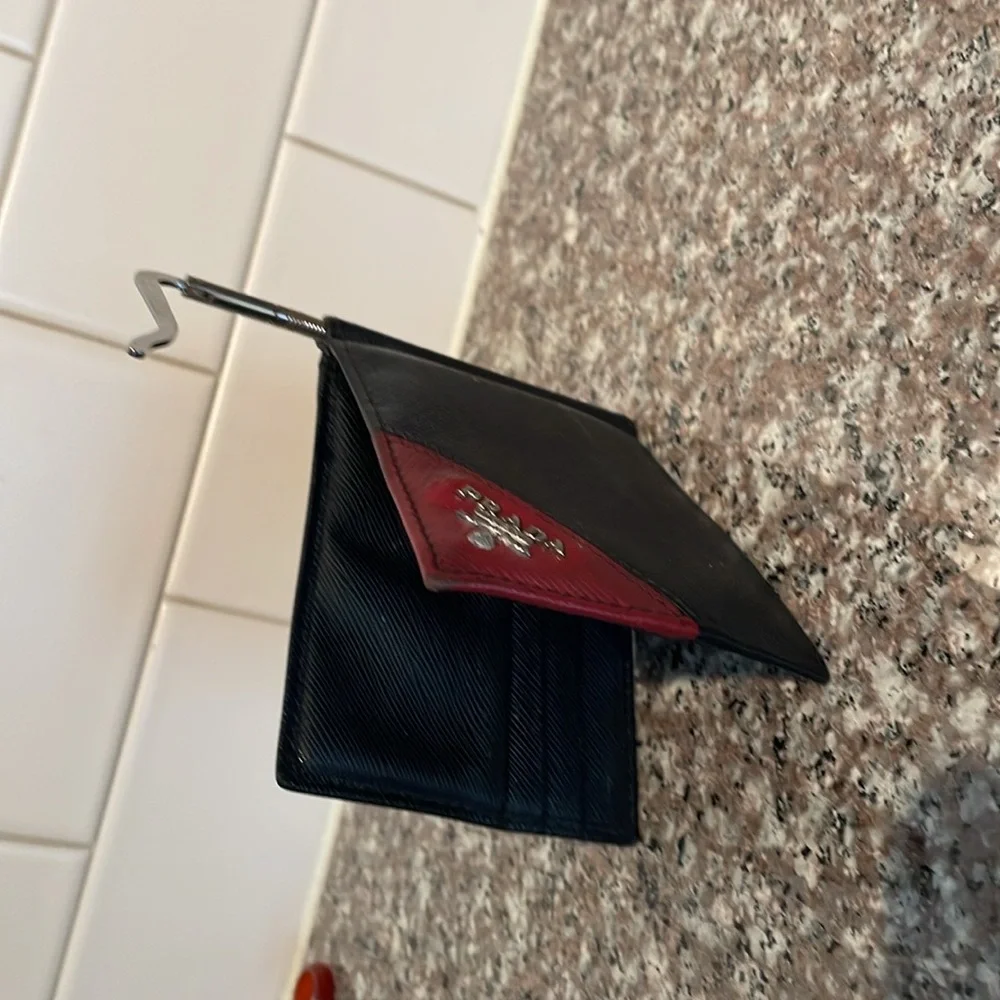 Vintage Prada Milano Dal 1913 men’s Bifold leather wallet